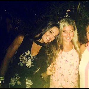 Kendall & Kylie black floral romper